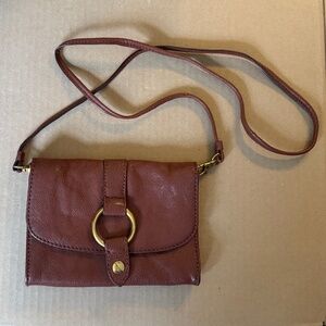 FRYE Leather Crossbody Wallet Bag